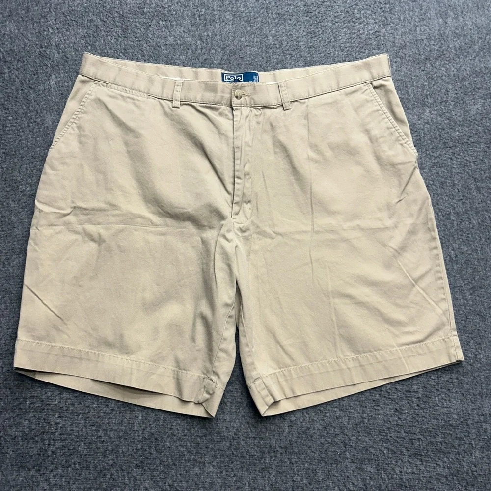 Polo Ralph Lauren Chino Shorts Mens‎ Casual Khaki Golf Size 42 Beige Preppy